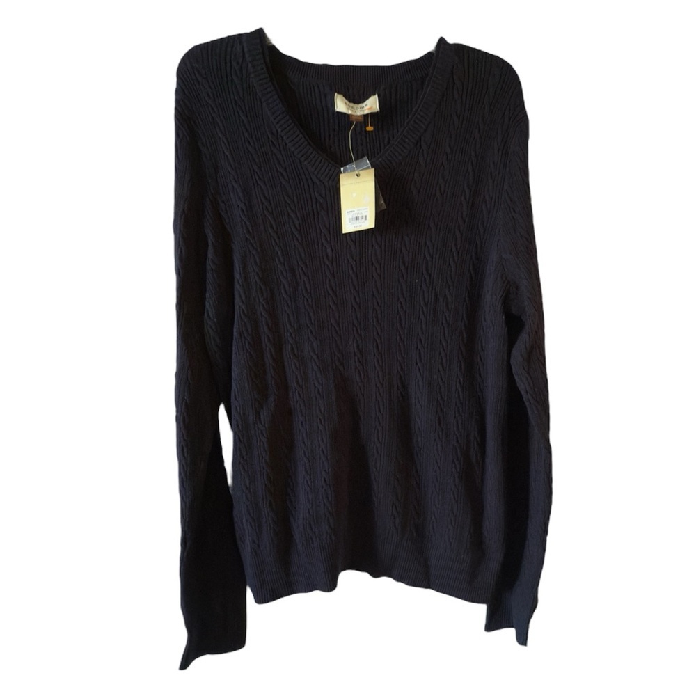 Sonoma Black V-Neck Sweater